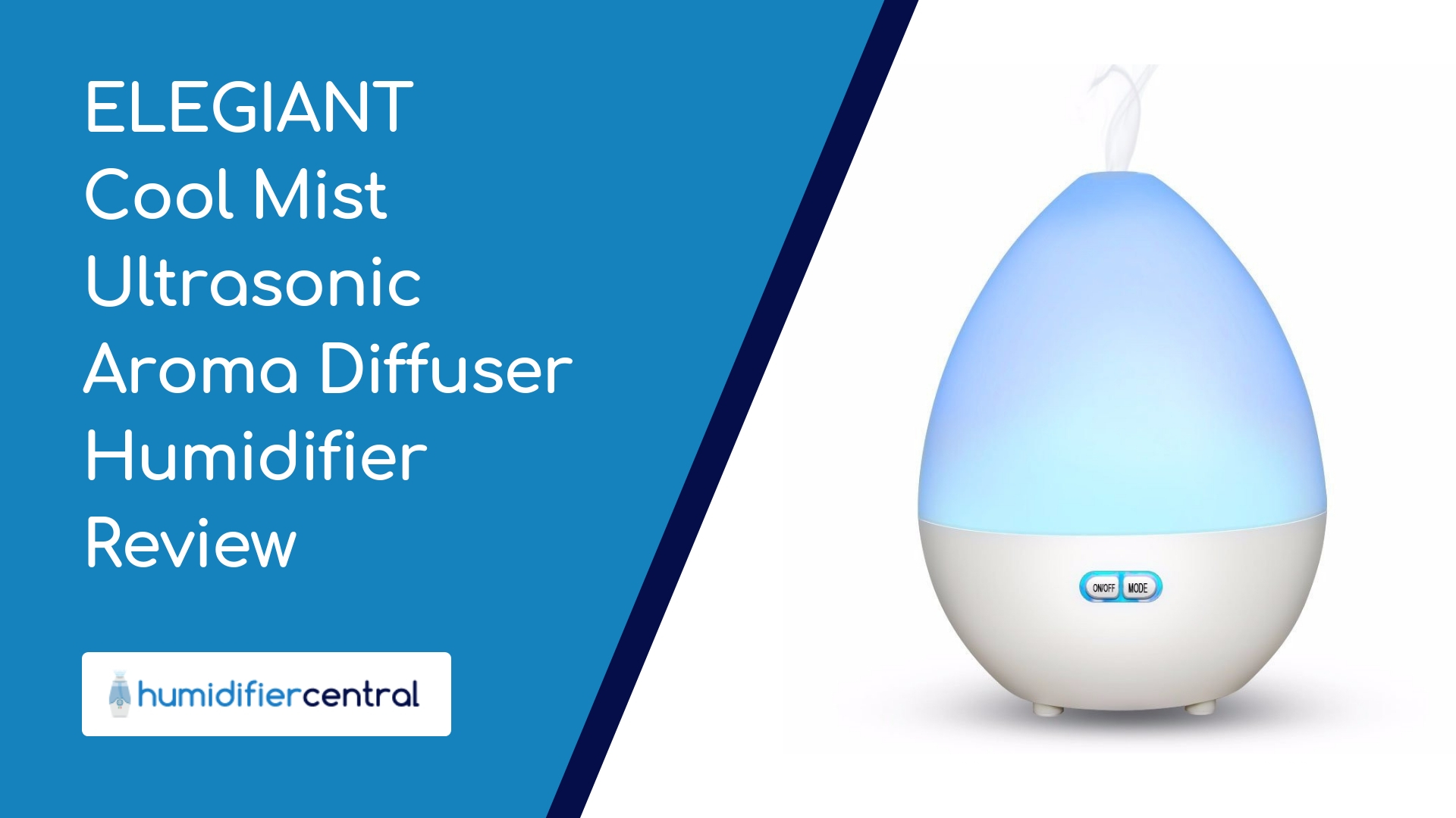ELEGIANT Cool Mist Ultrasonic Aroma Diffuser Humidifier Review Humidifier Central
